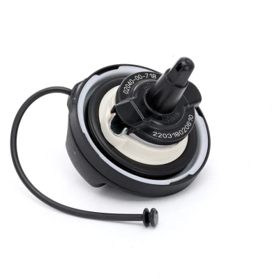 Imagen de FEBI BILSTEIN 45550 Tapa, depósito de combustible no cerrable Plástico negro con cinta soporte BMW: 3 Berlina, 5 Touring, Coupé, MINI: Hatchback