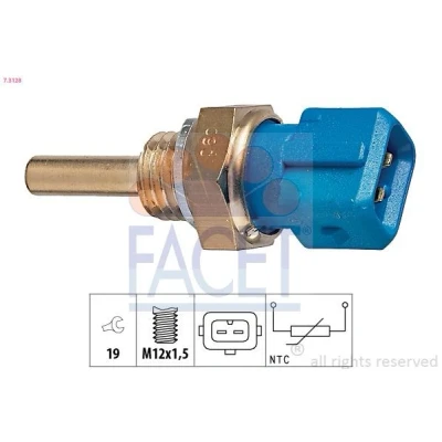 Imagen de FACET 7.3128 Sensor de Temperatura Aceite M12x1,5 Made in Italy OE Equivalent BMW: 5 Berlina, 3 Cabrio, LANCIA: Kappa Berlina norauto, oscaro,