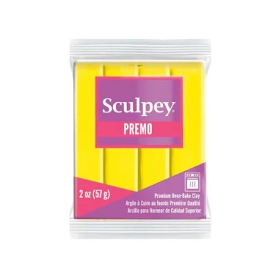 Imagen de Premo Sculpey Polymer Clay 2 oz Zinc Yellow Hue