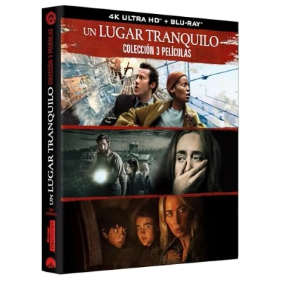 Imagen de Un Lugar Tranquilo 1+2+3 (A Quiet Place) (4K UHD + Blu ray) Pack 3 Peliculas [Blu ray]