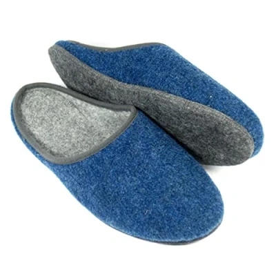 Imagen de Pantoffelmann pantuflas de fieltro I ligero con suela resistente cómodas para el día a cálidas forradas hombre y mujer