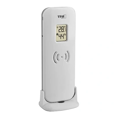 Imagen de TFA Dostmann Thermo Hygro Transmisor 30.3249.02, para estaciones de radio TF 30.3057.01, 30.3058.01, 35.1129, 35.1139.01, 35.1140,01, 35.1145, 35.11500 , 35.1 150, 35.1150, 35.111161,