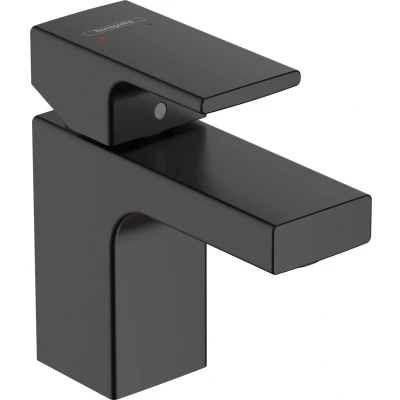 Imagen de hansgrohe Vernis Shape Grifo monomando de lavabo 70 con vaciador automático, negro mate, 71560670