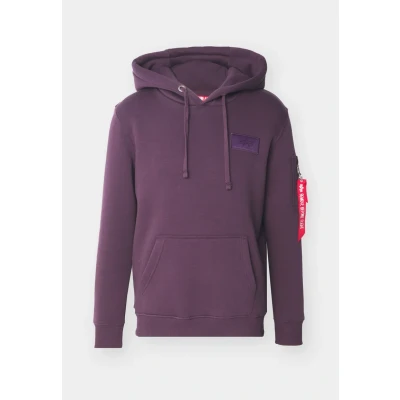 Imagen de Alpha Industries BACK Print Hoody Jersey con capucha, Hombre, Talla: XXL, Plum