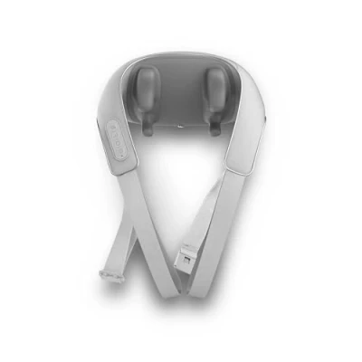 Imagen de medisana NM 990 masajeador de cuello inalámbrico, masaje para espalda hombros y cuello, extra ligero e inalámbrico con batería recargable integrada, portátil manos libres