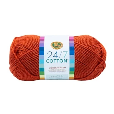 Imagen de Lion Brand Yarn Company algodón de Lana, 100% algodón, Color Naranja