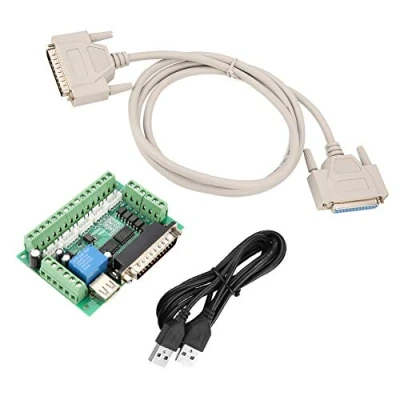 Imagen de Controlador de movimiento CNC 5 ejes Tarjeta placa interfaz USB MACH3 para motor paso a
