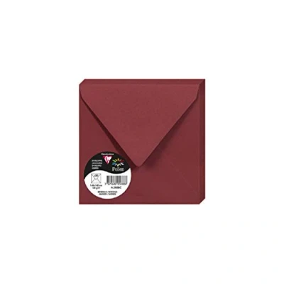 Imagen de Clairefontaine 50078 C Pack de 20 sobres Pollen 140 x mm, color granate 14 0.10
