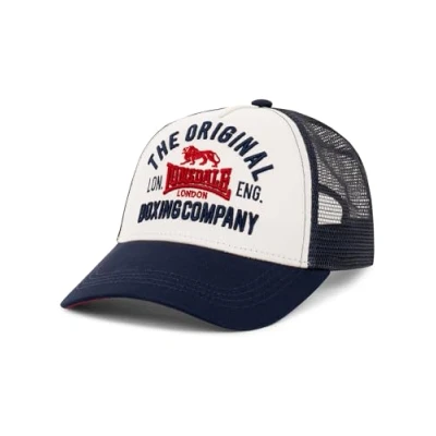 Imagen de Lonsdale Larne Gorra, Hombre, Talla: One Size, Ecru dark red navy
