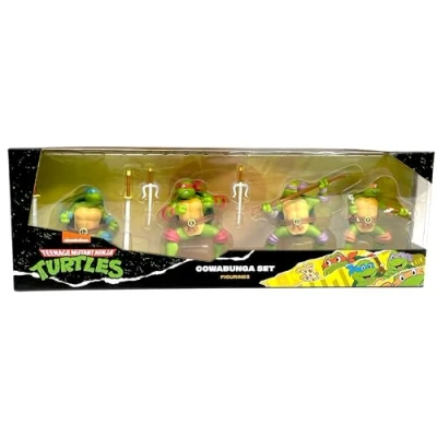 Imagen de Tortugas Ninja Set Colección (4 Figuras) Estilo Retro 90&#039;s Figuras no articuladas de Comansi
