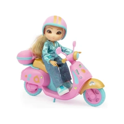 Imagen de Muñeca Unique Eyes 25 cm ¡te Sigue con la Mirada! Moto y Casco 3 Mod. sdos.