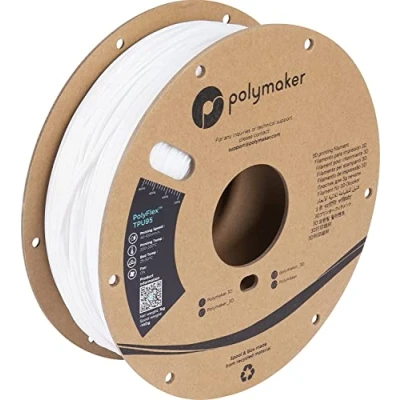 Imagen de Polymaker PolyFlex TPU 95A Blanco 1,75mm 750g