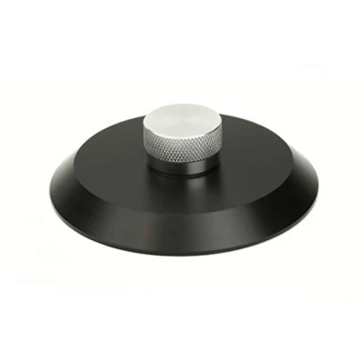 Imagen de Dynavox Abrazadera para Discos VC80 Fijar el Disco de Vinilo Tocadiscos Aluminio, Color Negro
