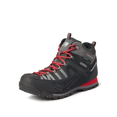 Imagen de Karrimor Spike Mid 3 Weathertite, Zapatillas de Senderismo Hombre, Negro (Black Red), 42 EU