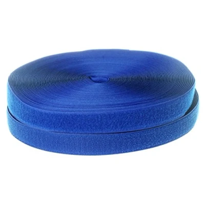 Imagen de TUKA 25m x 20mm Hook y Loop Bandas para coser, no autoadhesivas, 20 mm de ancho, Gancho bucle cinta, vuelta sin adhesivo, Cinta Bucle, azul real TKB5004 royalblue