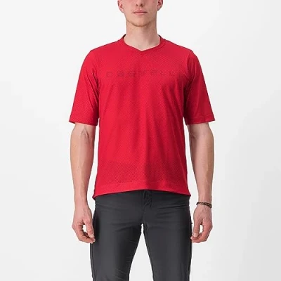 Imagen de CASTELLI 4523018 611 Trail Tech tee 2 Men&#039;s T Shirt Dark Red L
