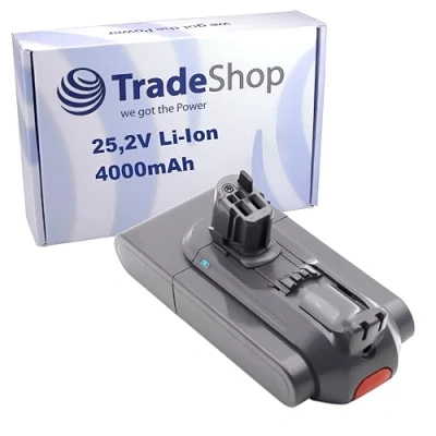 Imagen de Trade Shop Batería de ion litio 25,2 V/4000 mAh compatible con Dyson V11 Absolute Extra+, Torque Size, Complete Extra, 2020 Outsize, SV15, SV17