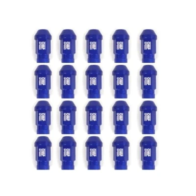 Imagen de OMP Speed Juego de 20 Tuercas Aluminio M14X1.5 Llave 19 Largo 40mm Color Azul 7075