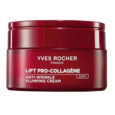 Imagen de Yves Rocher LIFT PRO COLLAGÈNE Crema de Día Rellenadora AntiArrugas Fórmula Innovadora con Ficoide Glacial y Acido Hialuronico Alisa, Rellena e hidrata Fabricado en Francia 50ml