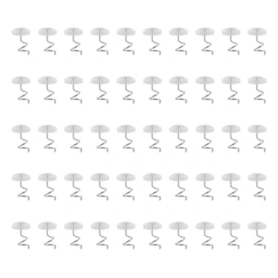 Imagen de 30 / 50Pcs Pasadores de torsión con cabezales transparentes para tapicerías Fundas protectoras y faldas cama Sillón costura Sofá Silla cabecera Reparación tapicería suelta Artesanía(50Pcs)