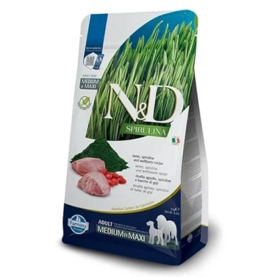 Imagen de FARMINA ND Dog SPIRULINA Medium Maxi Cordero 7KG