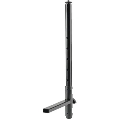 Imagen de K&amp;M 18817 Soporte universal negro, acero extensión ajustable para guardar accesorios musicales, estante plegable Omega