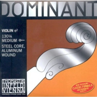 Imagen de CUERDA Violin Thomastik (Dominant 130) (Nylon/Aluminio) 1ª (Mi) Medium 1/4