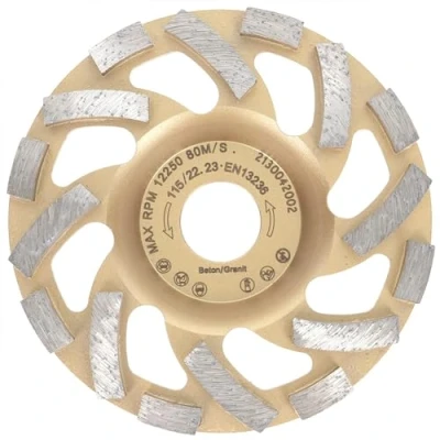Imagen de PRODIAMANT muela de copa diamante 115 mm x 22,2 Turbo ST81 hormigón piedra natural calidad profesional