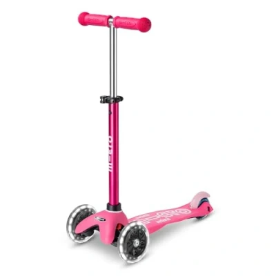 Imagen de Patinete Mini Micro Deluxe Rosa Luces LED