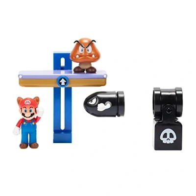 Imagen de Super Mario Nintendo Switchback Hill Juego de Diorama (2,5&quot;), Color Negro