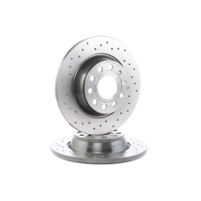 Imagen de BREMBO XTRA LINE 08.A202.1X Disco de freno 282 12 5 perforado, macizo revestido con tornillos VOLKSWAGEN: Passat B6 Variant, CC, Touran I