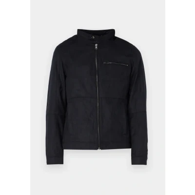 Imagen de Jack &amp; Jones Jjedylan Biker Chaqueta de cuero sintético, Hombre, Talla: Medium, Beige