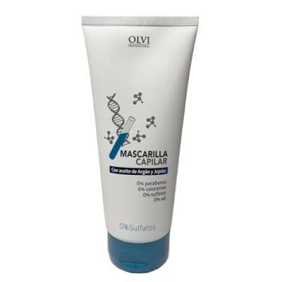 Imagen de MASCARILLA 0% SULFATOS SIN SULFATOS, PARABENOS, SILICONAS, SAL, COLORANTES Y PHENOXYETHANOL