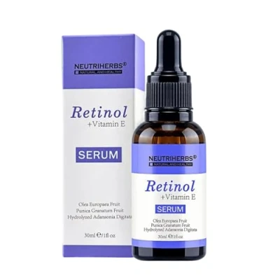 Imagen de Neutriherbs siero facciale retinolo, anti invecchiamento, rughe lisce e linee sottili, riparazione acido ialuronico antiossidante viso