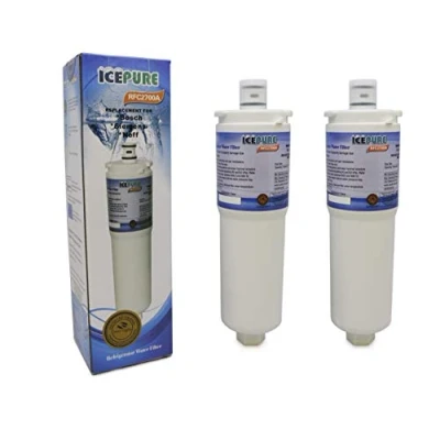 Imagen de filtro de agua refrigerador Icepure RFC2700 Compatible con Siemens/Bosch/Neff CS52 para refrigeradores (paquete 2)