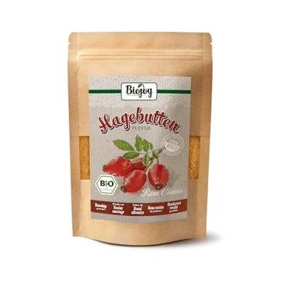 Imagen de Biojoy Polvo de Escaramujo BÍO (250 gr), Frutos Rosa Canina en polvo, sin aditivos, natural