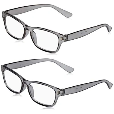 Imagen de The Reading Glasses Company Gafas De Lectura Gris Lectores Valor Pack 2 Hombres Mujeres Rr77 7 +1,00 Unidades 58 g