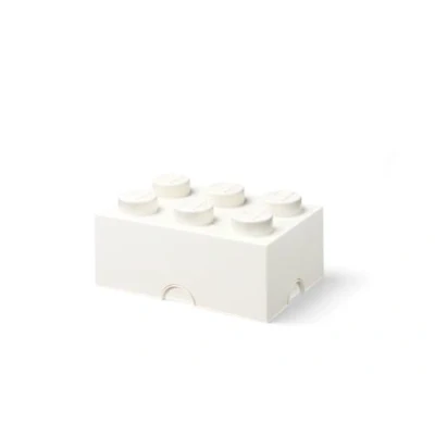 Imagen de Room Copenhagen LEGO Ladrillo de almacenamiento 6, rojo (blanco)