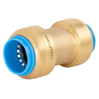 Imagen de Conector automático universal unión reducida Ø18 Ø16 PUSH FIT