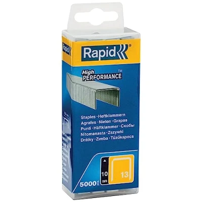 Imagen de Rapid Caja de Grapas N.º 13 Alambre Fino Acero Galvanizado, 10 mm 5.000