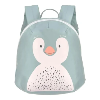 Imagen de Lässig Mochila Infantil pequeña para guardería con Correa el Pecho, 20 x 9.5 24 cm, 3,5 L/Tiny Backpack About Friends Penguin, Azul Claro