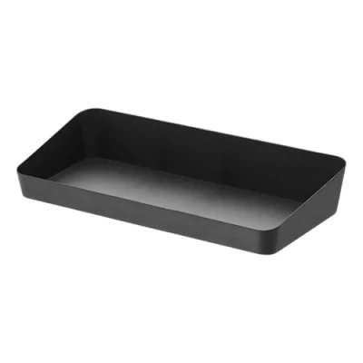 Imagen de Yamazaki 4228 Tower Bandeja de Servicios L Ancha, Negro, Acero, Minimalista, 30 x 13.5 5 cm