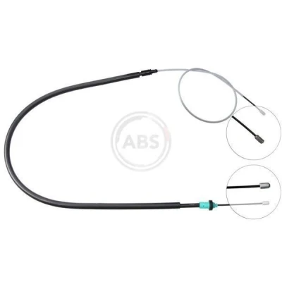 Imagen de A.B.S. K13076 Cable de Freno Mano 1796 Tambor para dirección izquierda/derecha PEUGEOT: 207 Hatchback