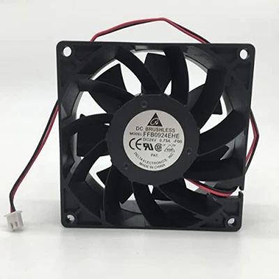 Imagen de Delta Electronics FFB0924EHE DC 24V 0.75A 92x92x38mm 2 wire Server Cooling Fan