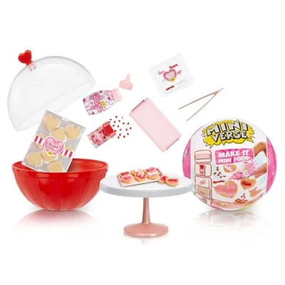 Imagen de MGA&#039;s Miniverse Make It Mini Food Love Series Réplicas de Objetos Colección en Embalaje Ciego Día S Valentín, Bricolaje y Juego Resina NO Comestible para Colecc +8 años