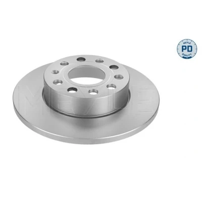 Imagen de MEYLE 115 523 0038/PD Disco de freno Eje trasero 257 12 5 112 macizo revestido láminas zinc con tornillos PD Quality VOLKSWAGEN: Golf
