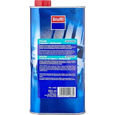 Imagen de Krafft Cera Coche Brillo, Abrillantador de sin Silicona Brillo y Protección Carrocería 650ml