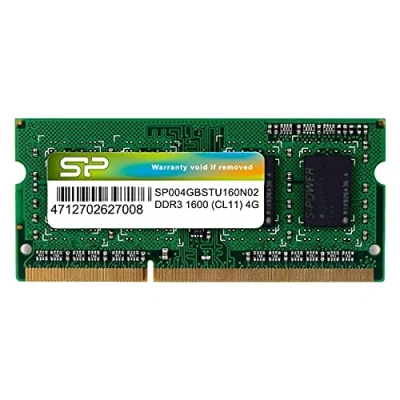 Imagen de Memoria RAM Silicon Power SP004GBSTU160N02 SO DIMM 4 GB DDR3 1600 MHz