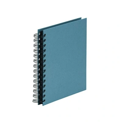 Imagen de Rössler Papier 1329452155 S.O.H.O. Álbum Wire O 180 x mm, 60 páginas negras, tela vaquera, 1 unidad