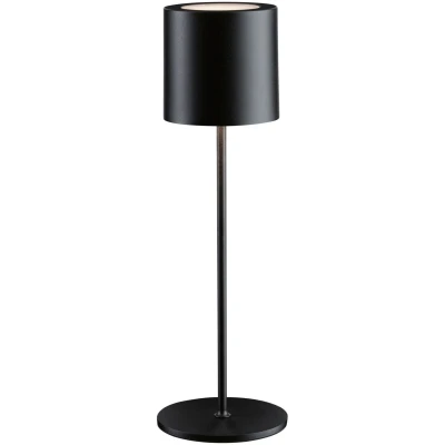 Imagen de Paulmann Tuni lámpara de mesa LED recargable, negra, plástico, IP44